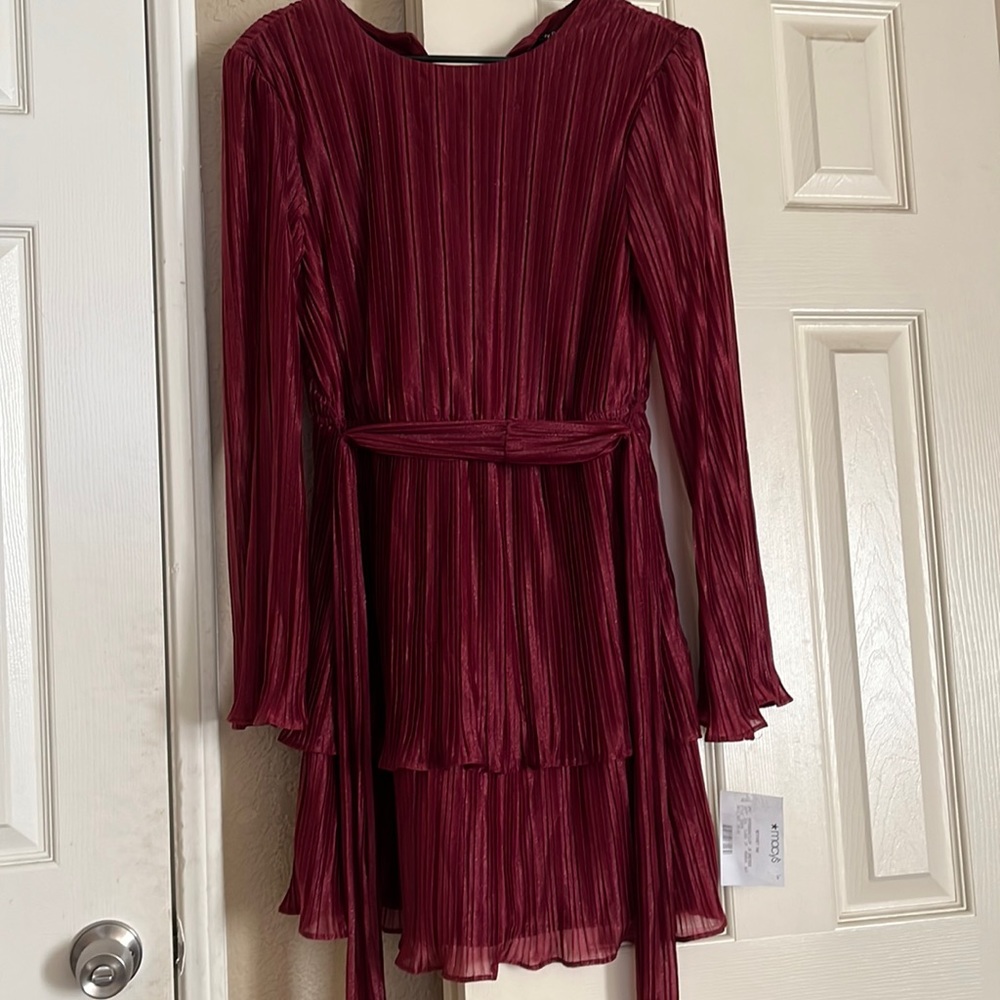 Maroon dress New with tag